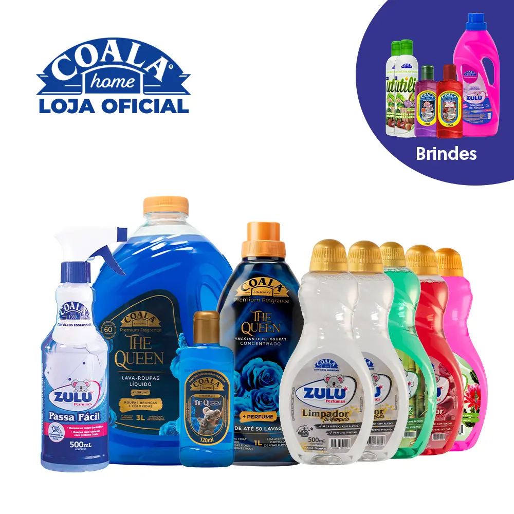 Kit Coala The Queen — mix de essências para casa